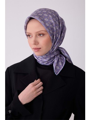 Meram Butik Belli Twill Ipek Eşarp 2026 Desen 10 - 3