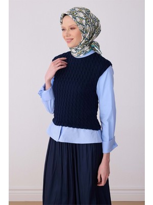 Meram Butik Belli Twill Ipek Eşarp 2026 Desen 11 - 5