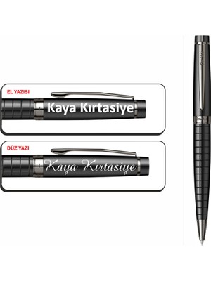 Isminize Özel Scrikss 35 Mat Siyah Tükenmez Kalem