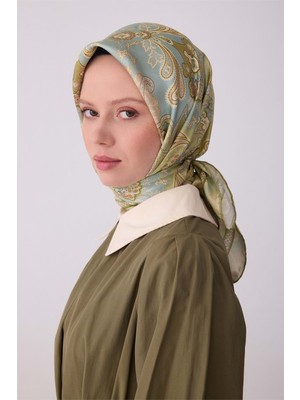 Meram Butik Belli Twill Ipek Eşarp 2026 Desen 14 - 5