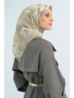 Meram Butik Armine Saf Ipek Eşarp 2026 Ilkbahar-Yaz Desen 6 - 1