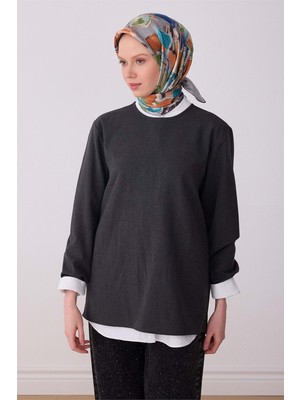 Meram Butik Belli Twill Ipek Eşarp 2026 Desen 3 - 1