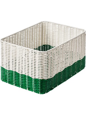 IKEA Djurtranare Beyaz-Yeşil Sepet