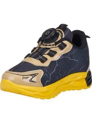 Nstil Günlük Erkek Çocuk Spor Ayakkabı Makara Bağcık Desenli Taban Rahat Hafif Sneaker 5003