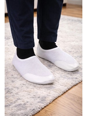 İhvan Beyaz Hac Umre Tavaf Patiği Yumuşak ve Nefes Alabilir Özellikte  Erkek Kullanıcılar İçin