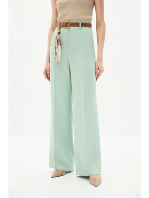 SHN Mint Kemerli Pantolon