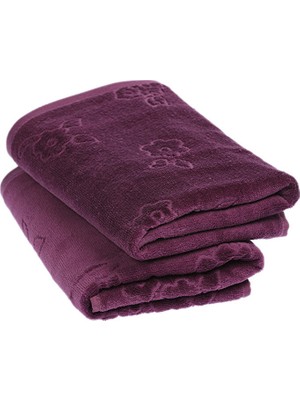 Özdilek Mayra 50 x 90 cm Pamuk Havlu 2'li Lila Renkli Yumuşak ve Dayanıklı Set