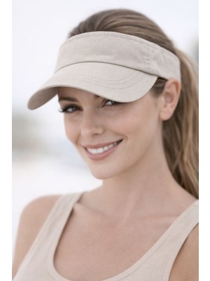 Aydın Şapkacınız Pamuk Cırtlı Ayarlanabilir Uv Korumalı Yazlık Tenisçi Şapka – Unisex Spor Vizör