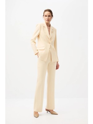 SHN Sarı Blazer Ceket Takım