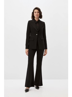 SHN Siyah Blazer Ceket Takım