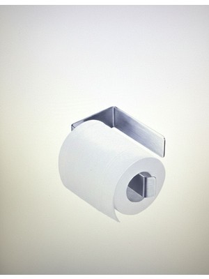 Dersel Dekor Modern Paslanmaz Çelik Wc Kağıtlık Tuvalet Kağıtlığı Tuvalet Kağıdı Askısı Yapışkanlı Tasarım