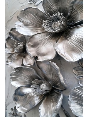 Aden Dijital Dekoratif Çiçek Kanvas Tablo