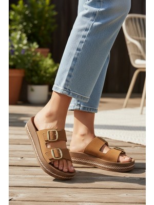 Polen Gün Boyu Konfor: Anatomik Tabanlı ve Ayarlanabilir Tokalı Günlük Kadın Sandalet