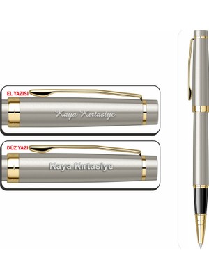 Isminize Özel Scrikss 38 Saten Altın Roller Kalem