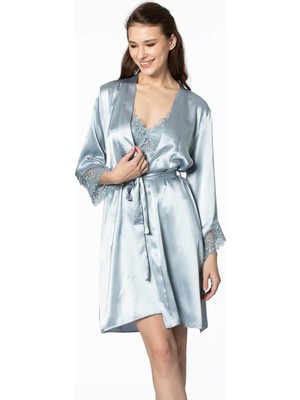 Pierre Cardin 6'lı Kısa Gecelik Sabahlık Çeyiz Set 6040 Mist