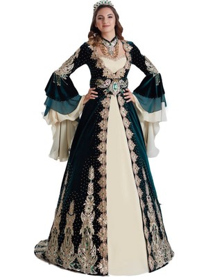 Ceyyiz 5 Parça Kaftan Bindallı Kına Elbisesi Sid Ra