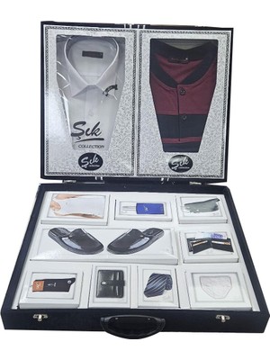 Ceyyiz Kadife Damat Kutulu 12 Parça Full Damat Seti