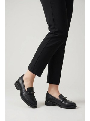 Pisagor PS-2545 Kadın Hakiki Deri Günlük Loafer Ayakkabı