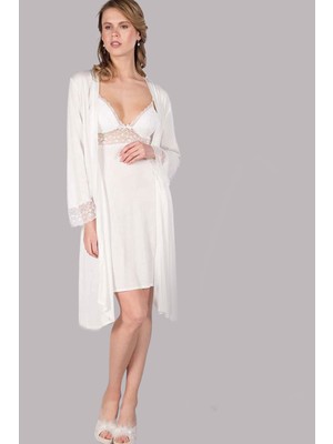 Pierre Cardin 6'lı Modal Gecelik Sabahlık Çeyiz Seti 5025