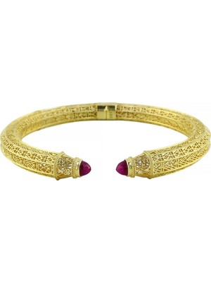 Altınkaynak 14 Ayar Altın Tasarım Bilezik  -  0203386