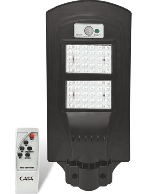 Cata Ct 4691 Solar Güneş Enerjili 120W Sensörlü Sokak Armatür 6400K Beyaz Işık