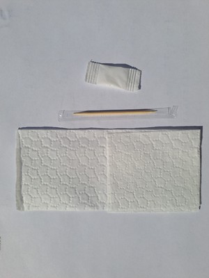 Set Peçetesi Peçete+Kürdan+Tuz Tekpaket