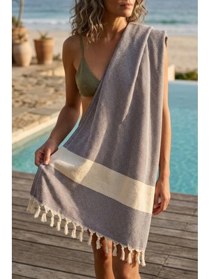 Virdis Home Solen %100 Pamuk Peştemal | Plaj, Havuz, Spa, Sauna, Seyahat Havlusu - 100X180 cm