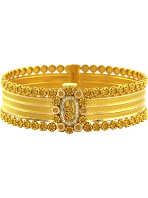 Altınkaynak 14 Ayar Altın Tasarım Bilezik  -  K219467