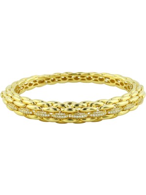 Altınkaynak 14 Ayar Altın Tasarım Bilezik  -  0203388