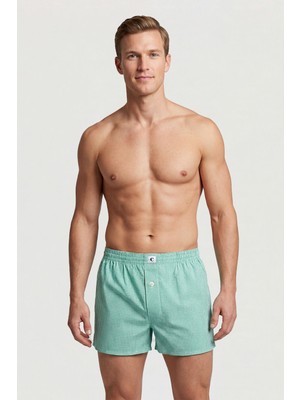 Cacharel Poplin Boxer Erkek 1113/KARELI Yeşil