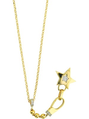 Altınkaynak 14 Ayar Altın Yıldızlı Kolye  -  0204324