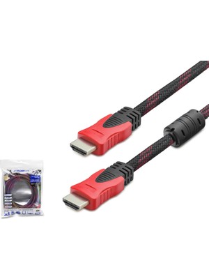Skygo HDMI Kablo 3 M - Siyah Kirmizi HDX2013