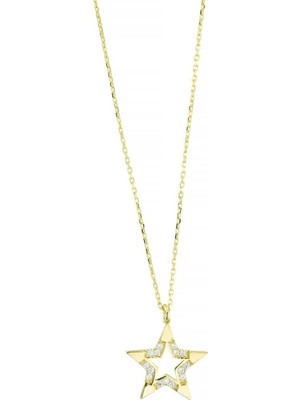 Altınkaynak 14 Ayar Altın Yıldızlı Kolye  -  0205081