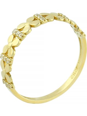 Altınkaynak 14 Ayar Altın Tasarım Yüzük  -  0205108