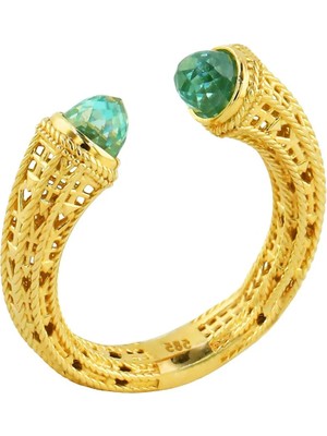 Altınkaynak 14 Ayar Altın Tasarım Yüzük  -  0203463