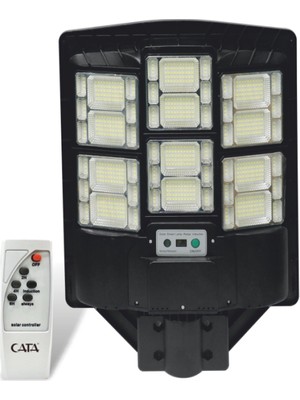 Cata Ct 4643 Solar Güneş Enerjili 600W Sensörlü Sokak Armatür 6400K Beyaz Işık