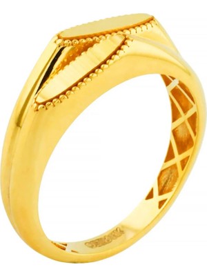 Altınkaynak 14 Ayar Altın Tasarım Yüzük  -  0202673