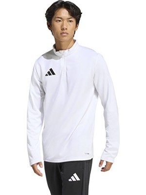 Adidas ENT26 Tr Top Erkek Futbol Uzun Kollu Antrenman Tişörtü JZ6656 Beyaz