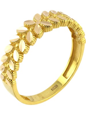 Altınkaynak 14 Ayar Altın Tasarım Yüzük  -  K234448