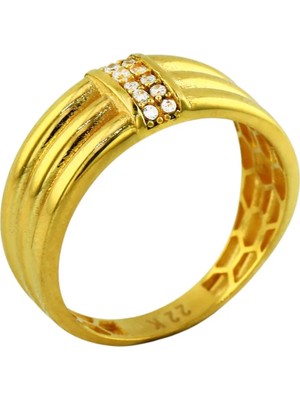 Altınkaynak 22 Ayar Altın Tasarım Yüzük  -  0199553