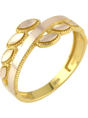 Altınkaynak 14 Ayar Altın Tasarım Yüzük  -  K234462