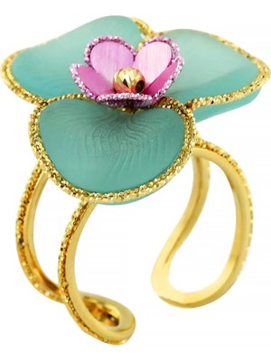 Altınkaynak 14 Ayar Altın Tasarım Yüzük  -  0200408