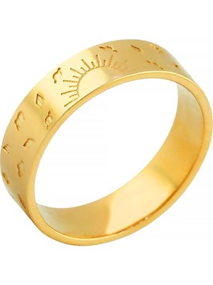 Altınkaynak 14 Ayar Altın Tasarım Yüzük  -  0201364