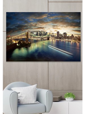 Şehzat Night View Kanvas Tablo