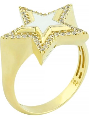 Altınkaynak 14 Ayar Altın Yıldızlı Yüzük  -  0205243