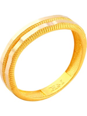 Altınkaynak 14 Ayar Altın Tasarım Yüzük  -  0201145