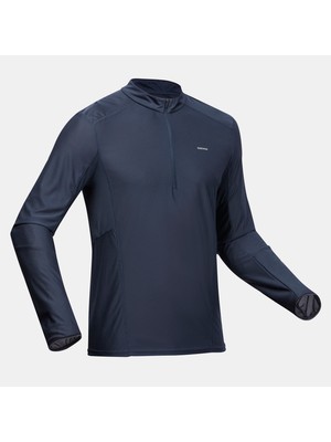 Decathlon Erkek Uzun Kollu Outdoor Tişört - Gri - MH550 - 2xl