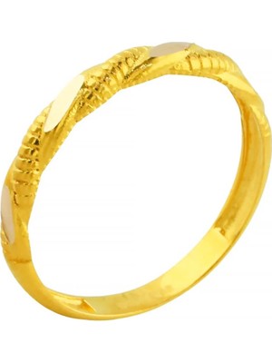 Altınkaynak 14 Ayar Altın Tasarım Yüzük  -  0202663