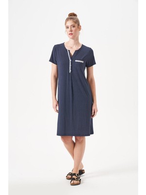 Pjs Kadın Lacivert Gecelik 29133