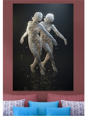 Şehzat Identical Woman Kanvas Tablo